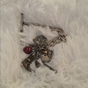 JUICY COUTURE Western Boot Horse Charm Bracelet